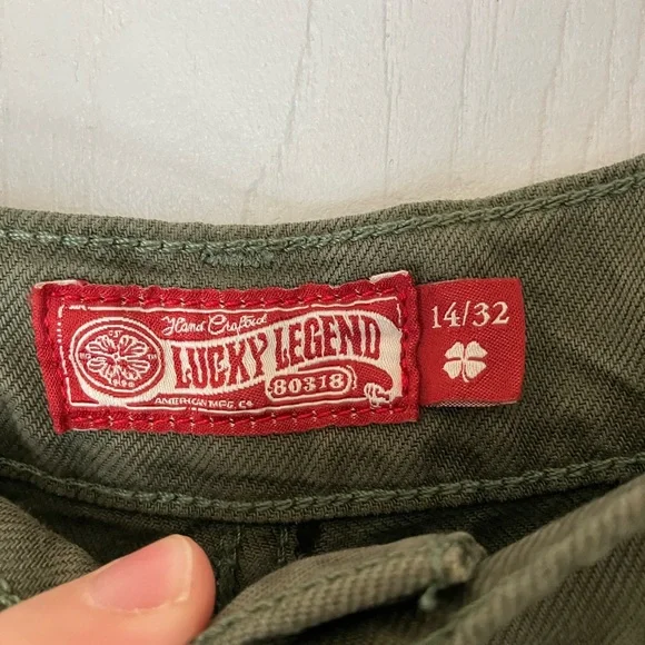 Lucky Brand Women's Olive Wide Leg Pants - Picture 5 of 8